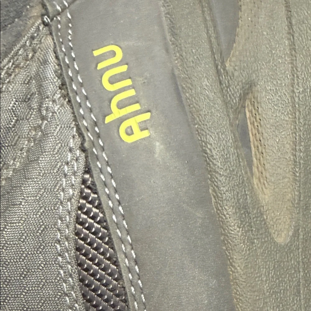 Ahnu Gray Hiking Boots with Teal and Yellow Accents - Picture 16 of 16